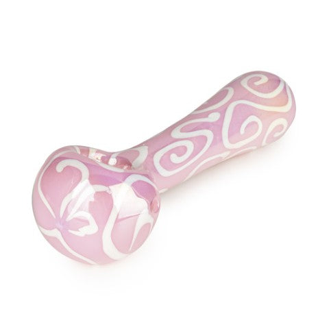 4.5" QUEST PINK SLYME SPOON HAND PIPE