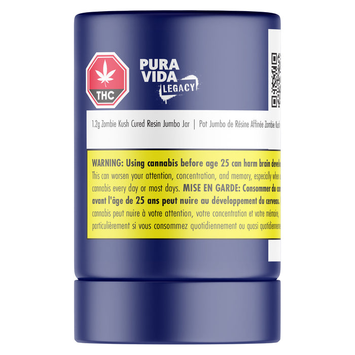 ZOMBIE KUSH CURED RESIN JUMBO JAR