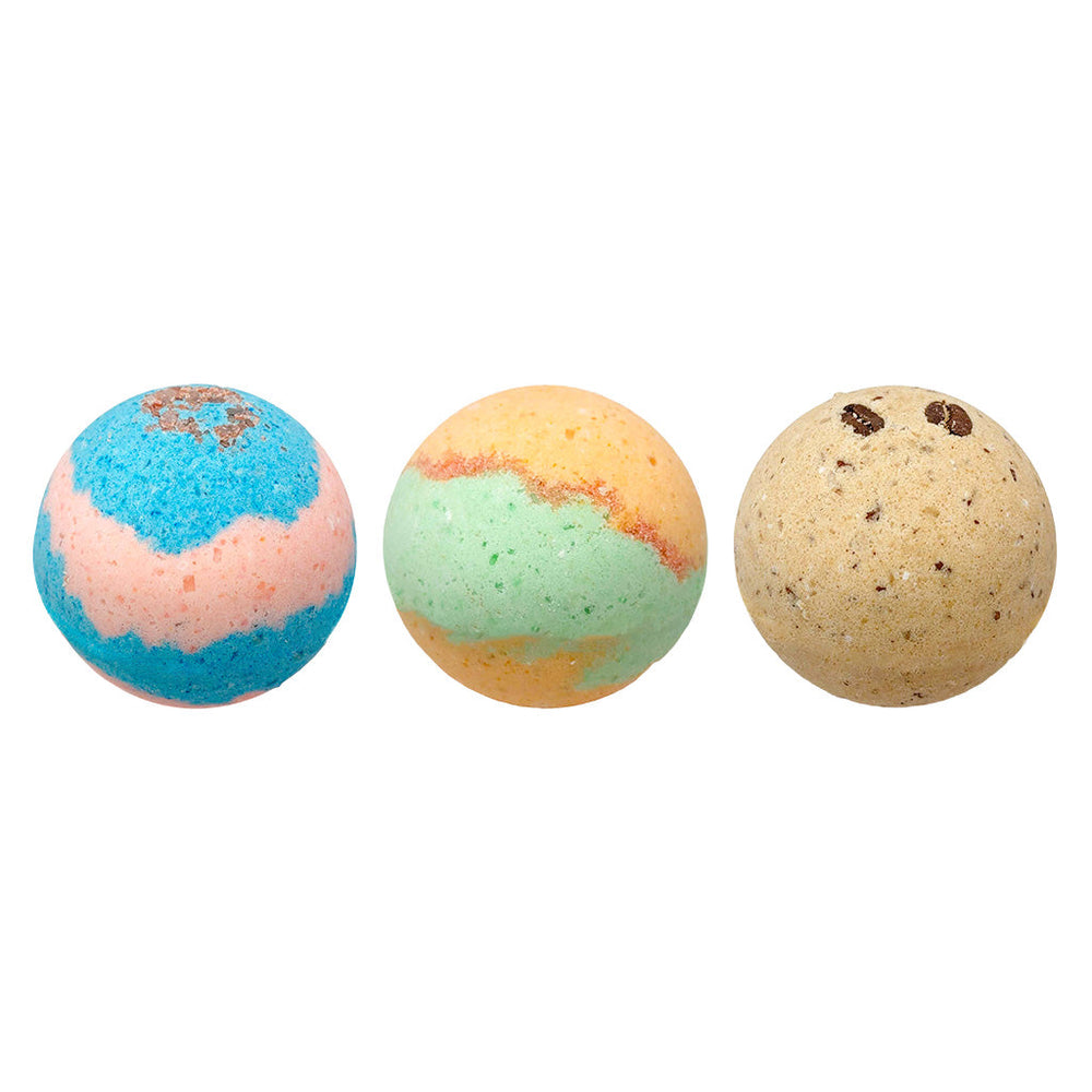 BATH BOMB TRIPLE PK: KAYA KOF,CITRUS F & DBL DREAM