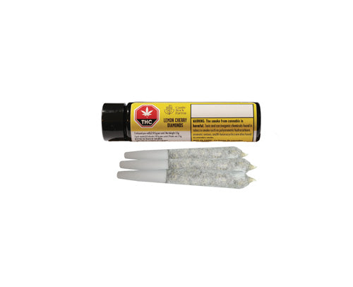 LEMON CHERRY DIAMOND INFUSED PRE-ROLLS