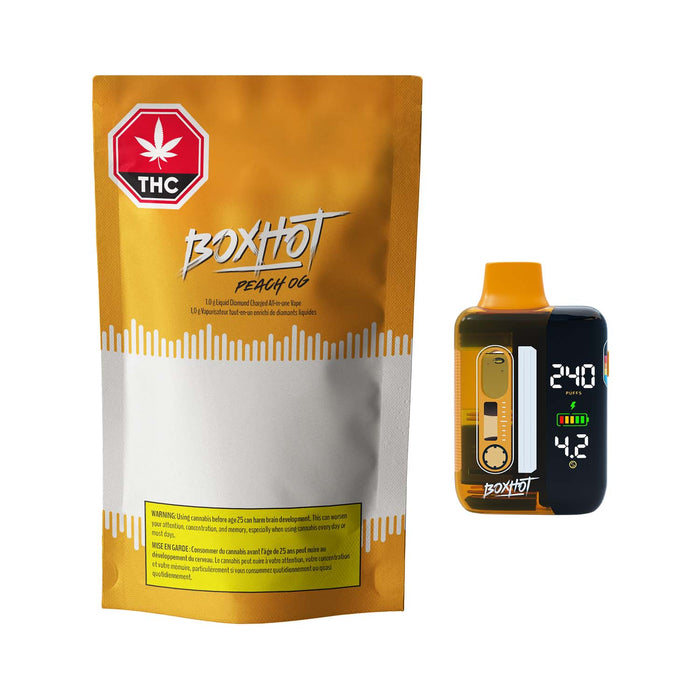 PEACH OG LIQUID DIAMOND CHARGED BLEND AIO VAPE