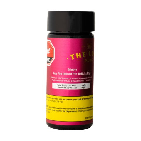 DRIPPYZ RAZZ FIRE INFUSED PRE-ROLLS