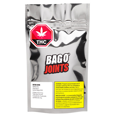 BAG O' JOINTS ULTRA SOUR SATIVA TUBE PRE-ROLLS
