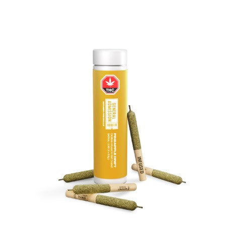 PINEAPPLE DRIFT DISTILLATE INFUSED PRE-ROLLS