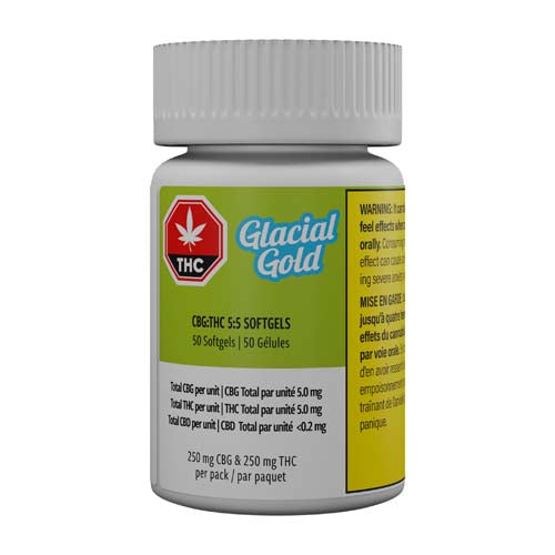 CBG:THC 5:5 SOFTGELS 50-PACK