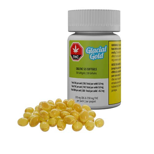 CBG:THC 5:5 SOFTGELS 50-PACK