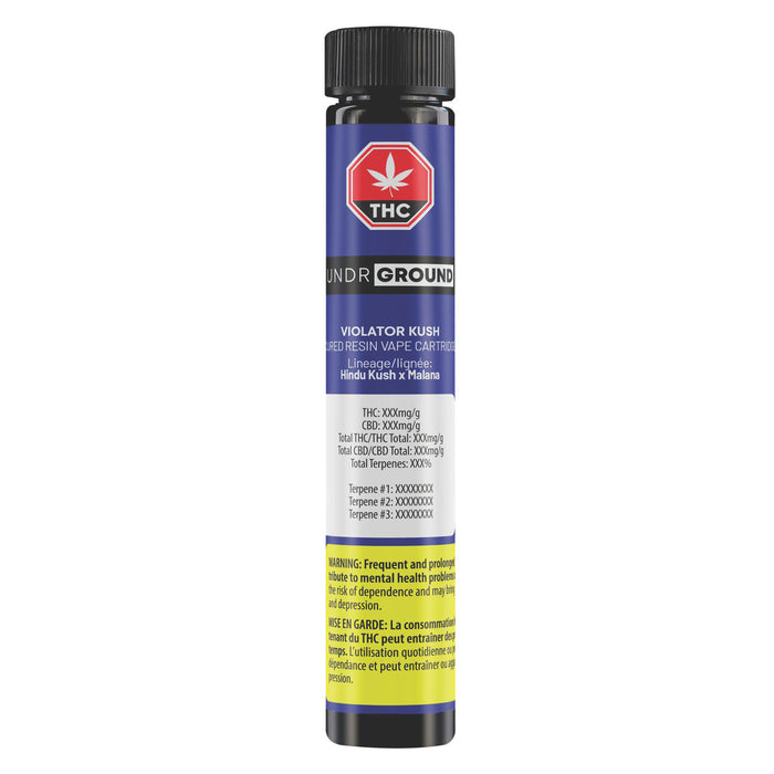 VIOLATOR KUSH CURED RESIN VAPE CARTIDGE