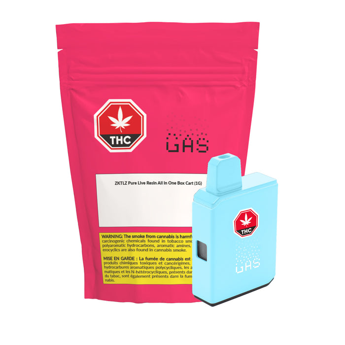 ZKTLZ LIVE RESIN ALL IN ONE BOX DISPOSABLE PEN