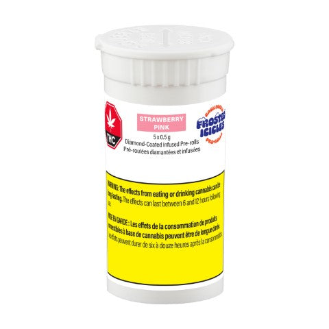 FROSTED ICICLES STRAWBERRY PINK INFUSED PRE-ROLLS