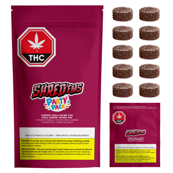 CHERRY COLA MAX10 PARTY PACK CHEWS MULTI