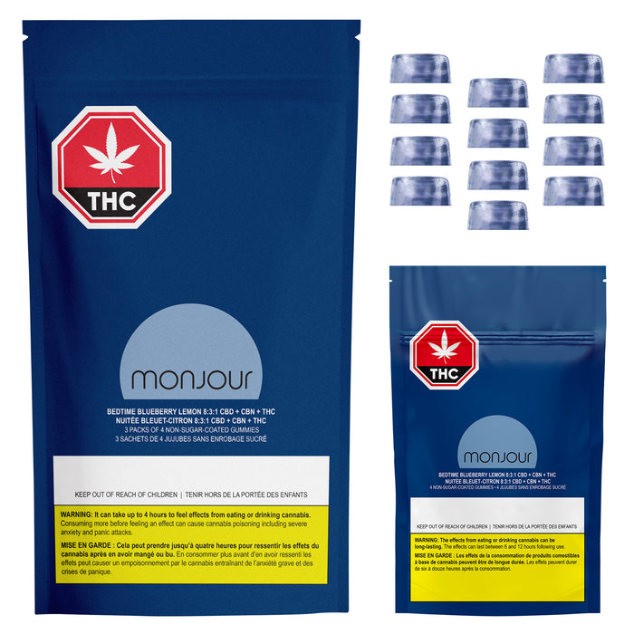 BLUEBERRY LEMON 8:3:1 CBD:CBN:THC CHEWS MULTI