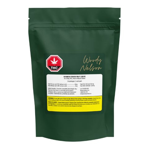 RAINBOW DRIVER CURED RESIN FRUIT CHEWS MULTI