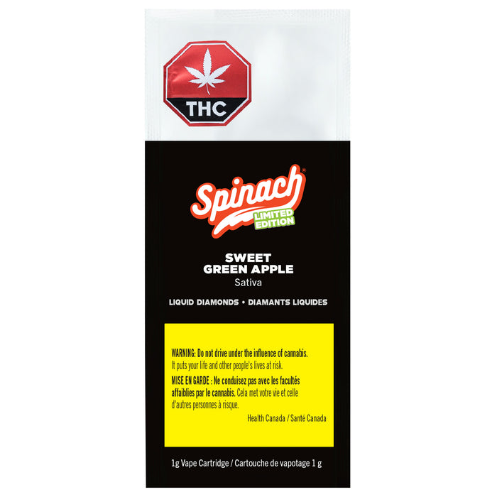 SWEET GREEN APPLE LIQUID DIAMONDS BLEND CART LTO