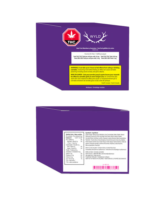 REAL FRUIT BLACKBERRY GUMMIES MULTI