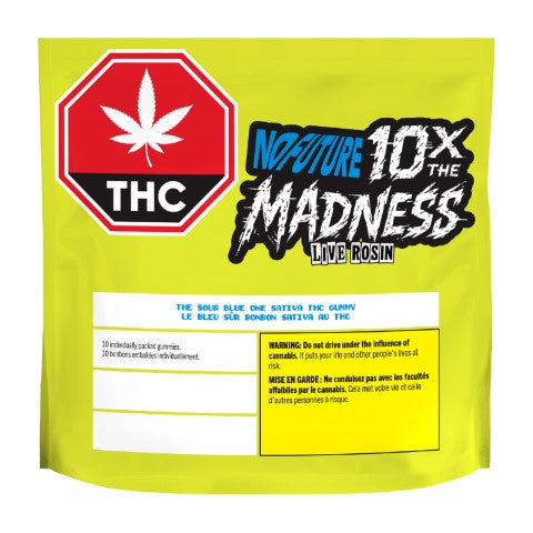 THE SOUR BLUE ONE LIVE ROSIN SATIVA GUMMIES MULTI