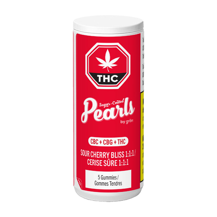 SOUR CHERRY BLISS 1:1:1 CBC/CBG/THC GUMMIES