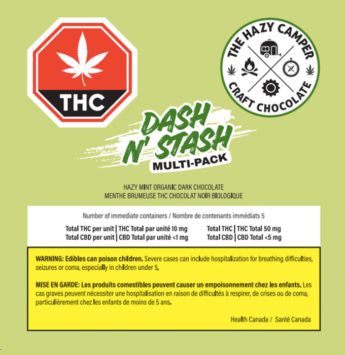 HAZY MINT 50MG THC CHOCOLATE MULTI LTO