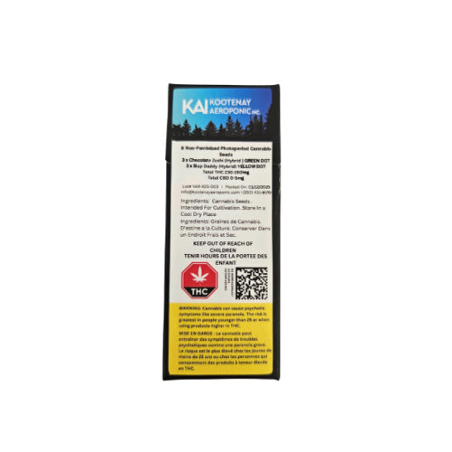 SLAP DADDY-CHOCOLATE ZUSHI VARIETY PK SEEDS