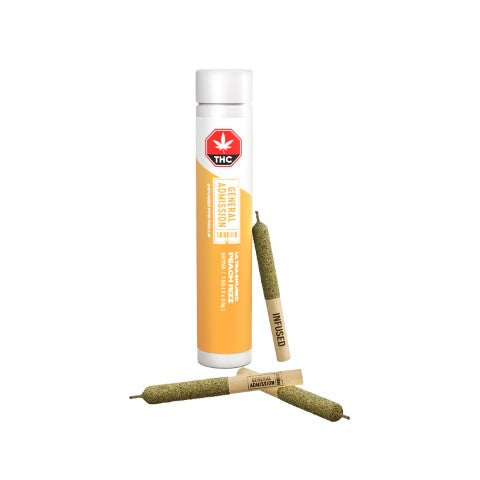 PEACH RIZZ DIAMOND INFUSED PRE-ROLLS