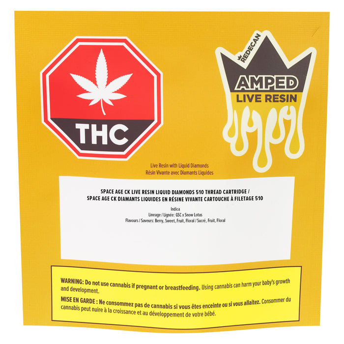 AMPED LIVE RESIN BLEND SPACE AGE CK CARTRIDGE