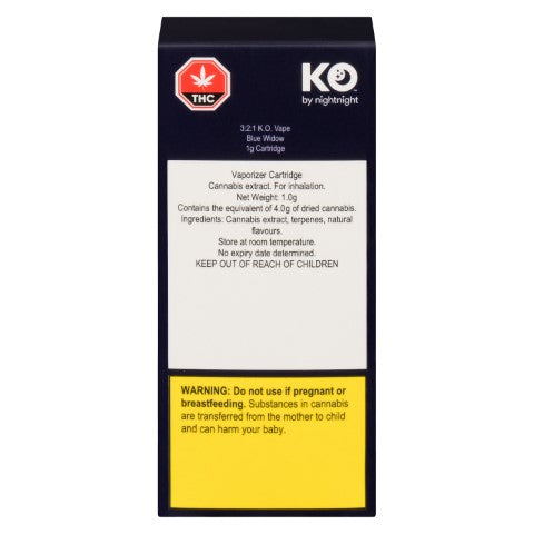 3:2:1 K.O. BLUE WIDOW CARTRIDGE