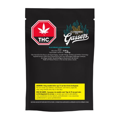 GASSERS BLUE DREAM LIQUID DIAMONDS AIO VAPE