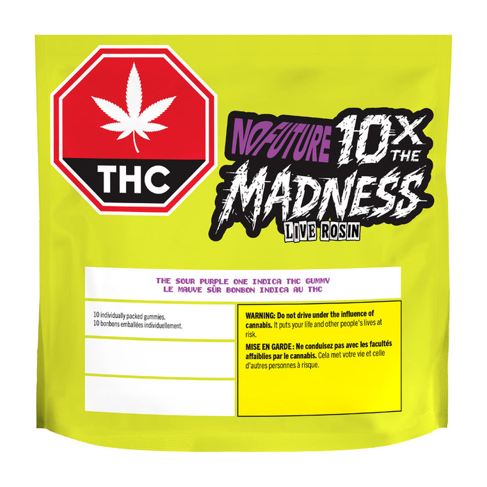 SOUR PURPLE ONE LIVE ROSIN INDICA GUMMIES MULTI