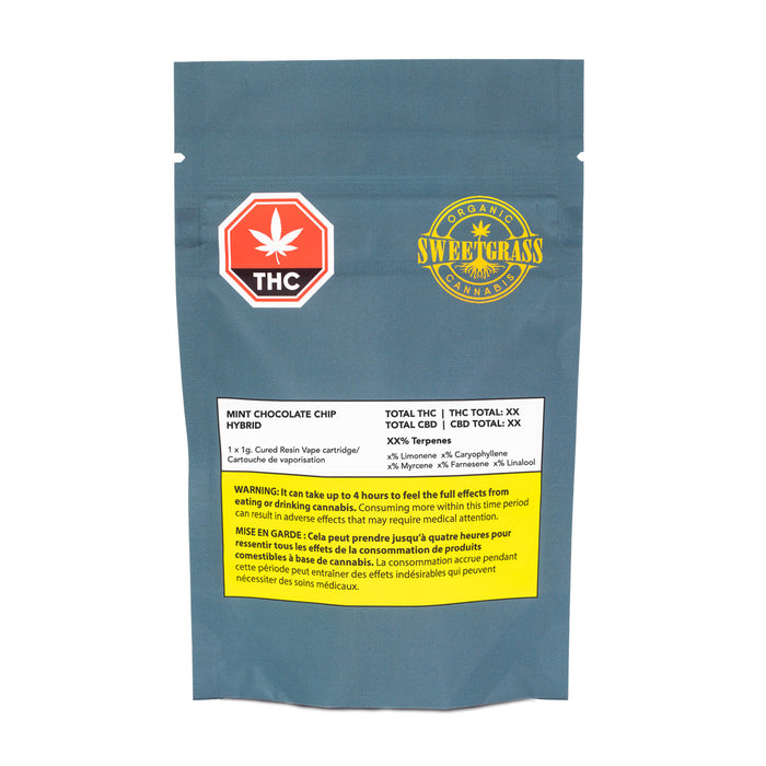 MINT CHOCOLATE CHIP CURED RESIN CARTRIDGE