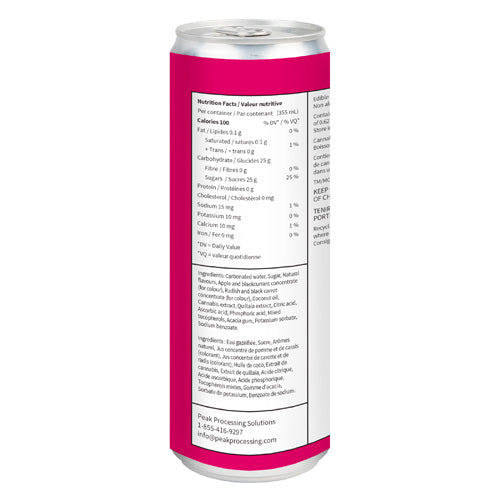 CRANBERRY GINGER ALE 10 THC + 10 CBG