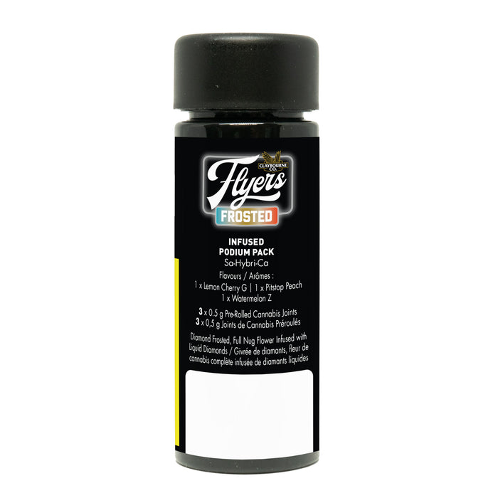 FROSTED FLYERS PODIUM PACK INFUSED PRE-ROLLS