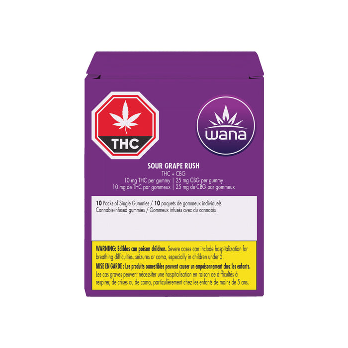 SOUR GRAPE RUSH CHEWS THC:CBG MULTI-PACK