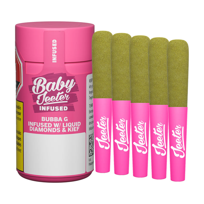 BABY JEETER BUBBA G INFUSED PRE-ROLLS