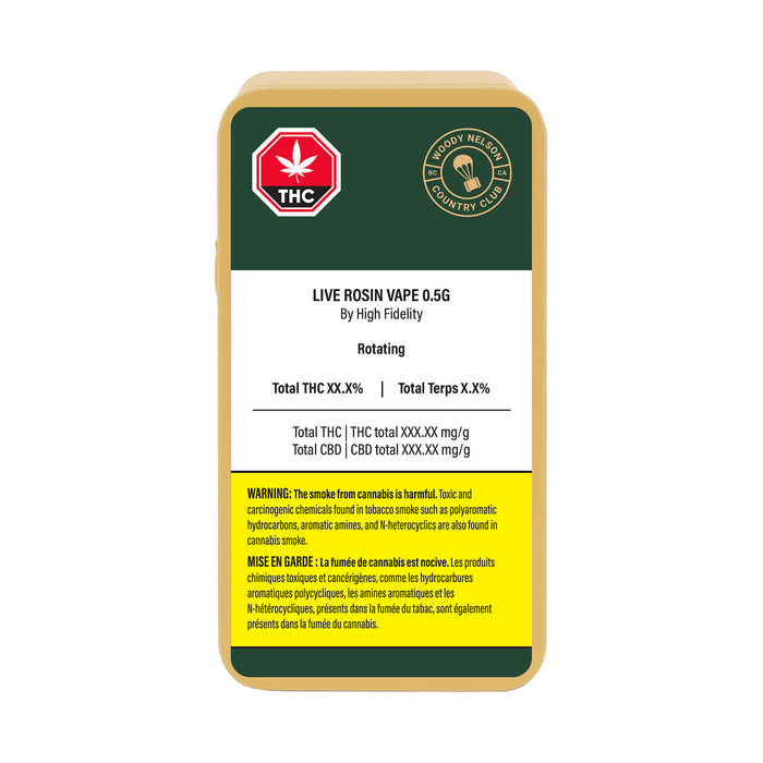 LIVE ROSIN VAPE