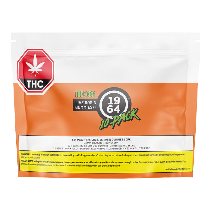 FZY PEACH THC:CBG LIVE ROSIN CHEWS MULTI