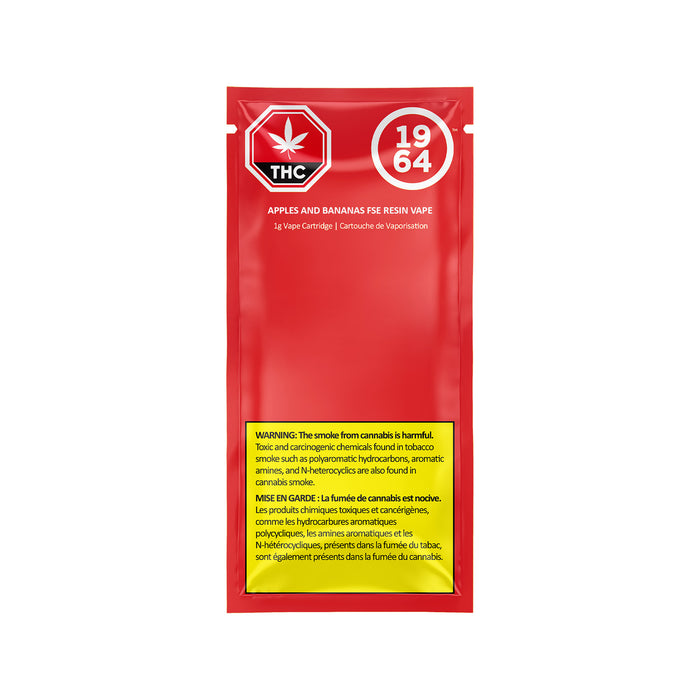 APPLES & BANANAS CURED RESIN CARTRIDGE