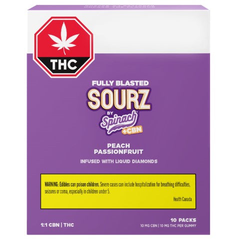 FULLY BLASTED PEACH PASSIONFRT CBN:THC CHEWS MULTI
