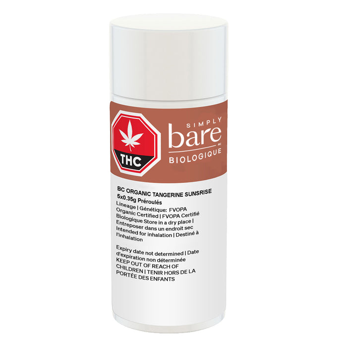 BC ORGANIC TANGERINE SUNRISE PRE-ROLLS