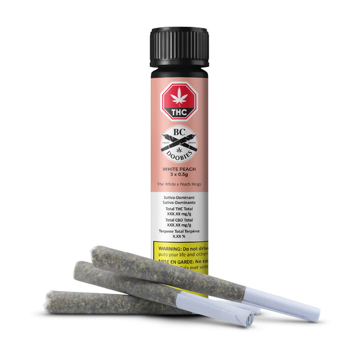 WHITE PEACH PRE-ROLLS