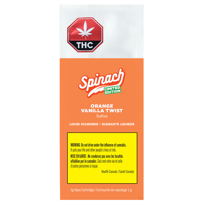 ORANGE VANILLA TWIST LIQUID DIAMONDS BLD VAPE LTO