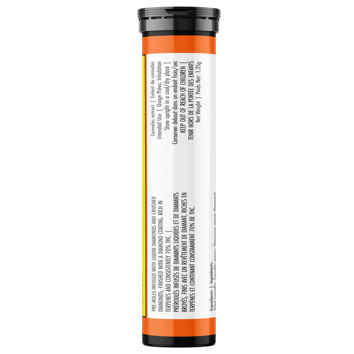 ICED RASPBERRY - QUAD DIAMOND INFUSED PRE-ROLLS
