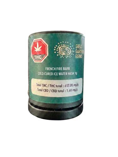 FRENCH FIRE BARB COLD CURED ICE WATER HASH