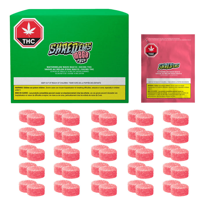 WATERMELON WAVE MAX10 MEGA PACK CHEWS