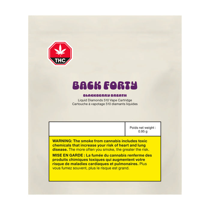 BLACKBERRY BREATH LIQUID DIAMOND BLEND CARTRIDGE