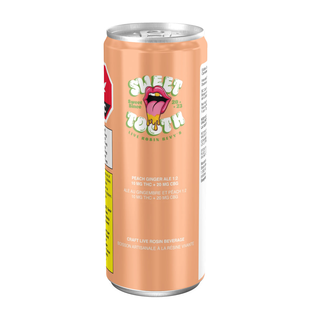 PEACH LIVE ROSIN GINGER ALE 1:2 THC:CBG