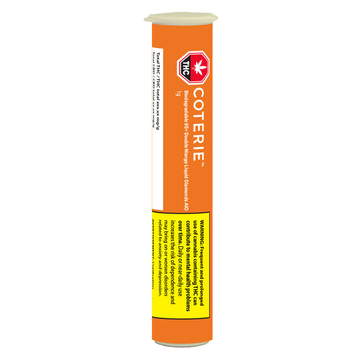 BIODEGRADABLE 95+DOUBLE MANGO LIQ DIAMOND AIO VAPE