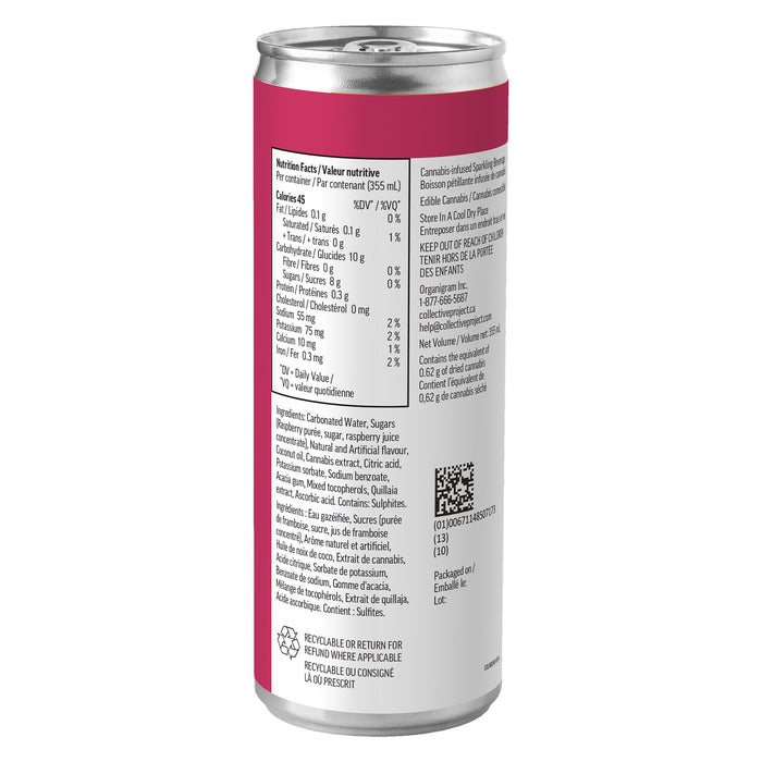 RASPBERRY VANILLA SPARKLING JUICE