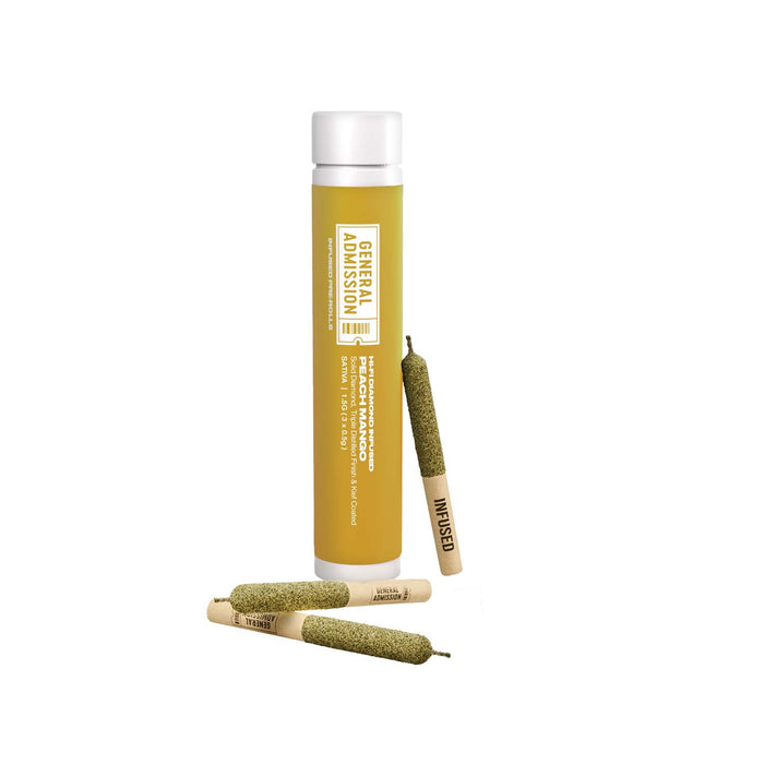 PEACH MANGO HI-FI INFUSED PRE-ROLLS
