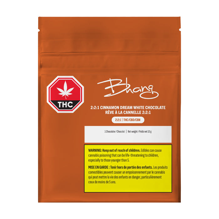 CINNAMON DREAM THC/CBD/CBN WHITE CHOCOLATE LTO
