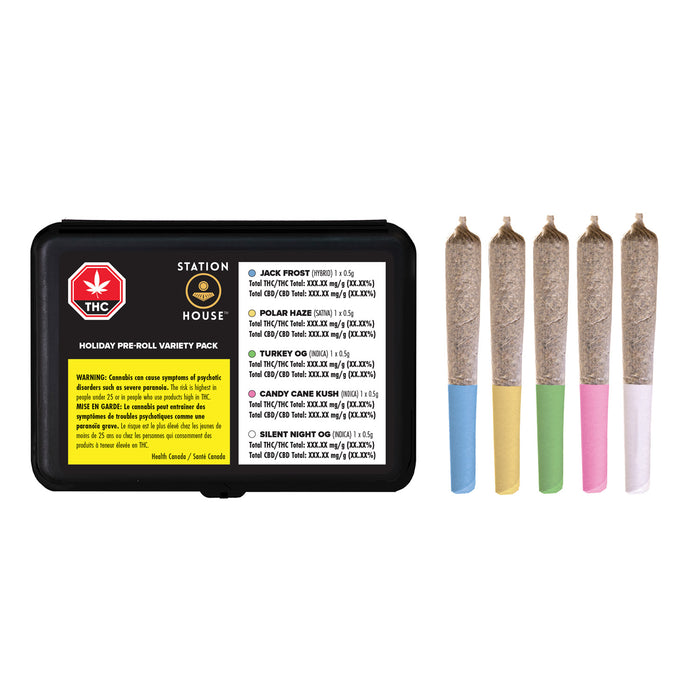 HOLIDAY VARIETY SAMPLER PRE-ROLLS LTO
