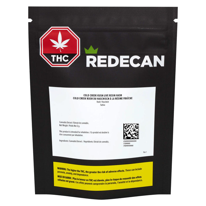 COLD CREEK KUSH LIVE RESIN HASH
